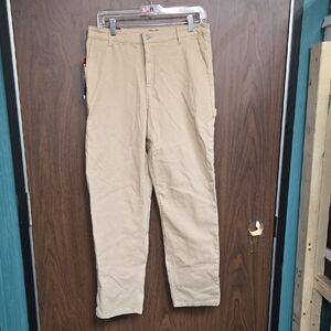 Caterpillar Size 8 Beige Carpenter Style Work Pant